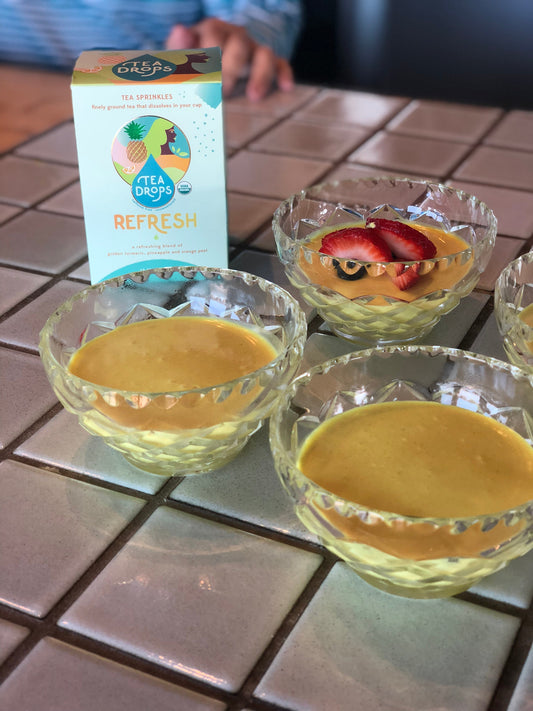 Refresh (Turmeric) Tea Sprinkles Panna Cotta