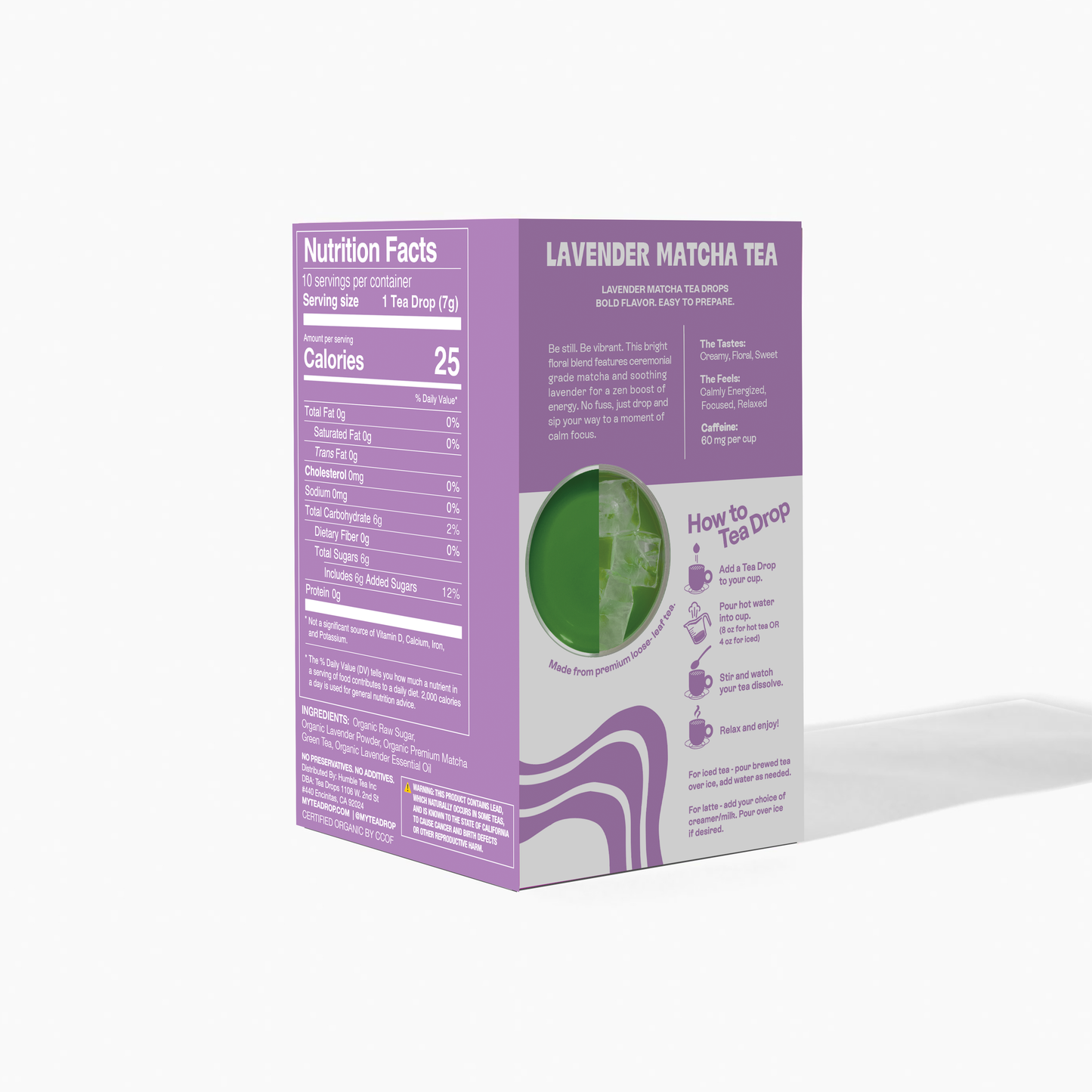 Lavender Matcha Tea Box